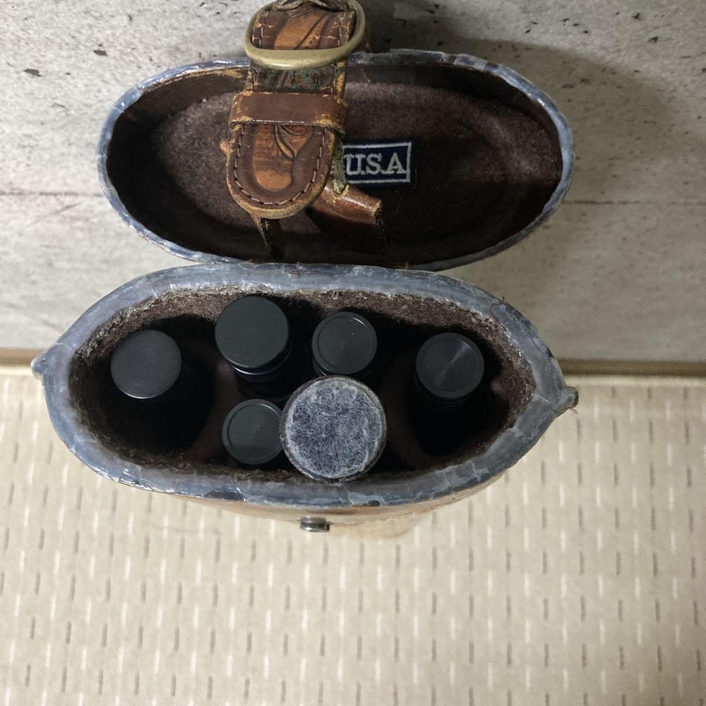 Handmade full leather cue case 2X4