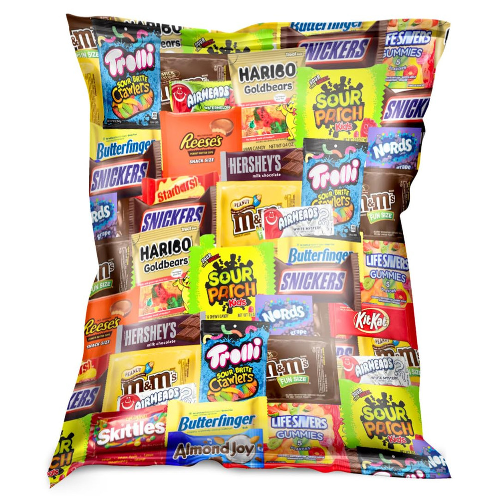 Bulk Assorted Chocolate Variety Pack - Individually Wrapped Fun Size Candy (2 LB