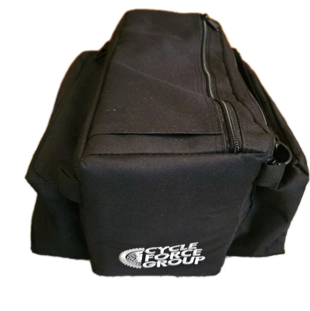 Cycle Force Group Saddle Bag Large Capacity Black Reflective