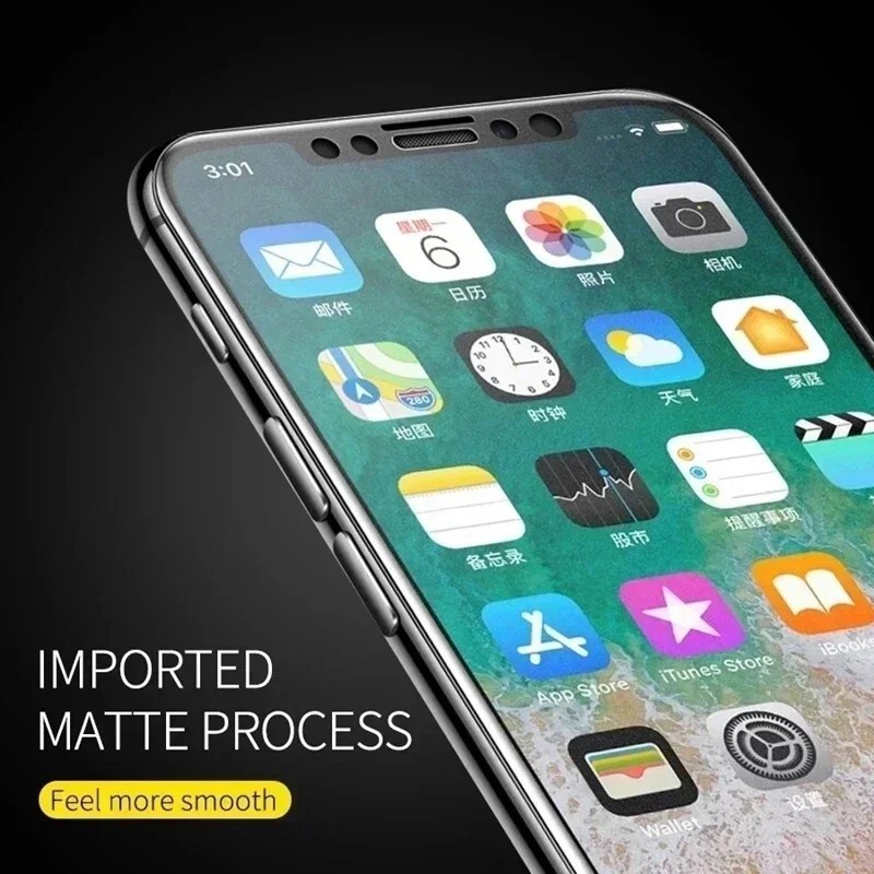 5PCS Matte Ceramic Screen Protector for iPhone Max Anti-Scratch Anti-Fingerprint