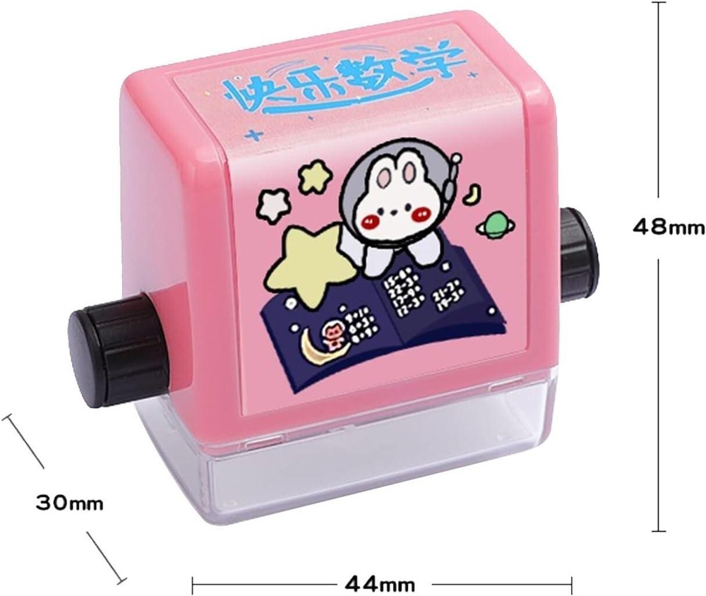 Teaching Stamps for Kids, Multiplication and Division Math Learning Roller Stamp