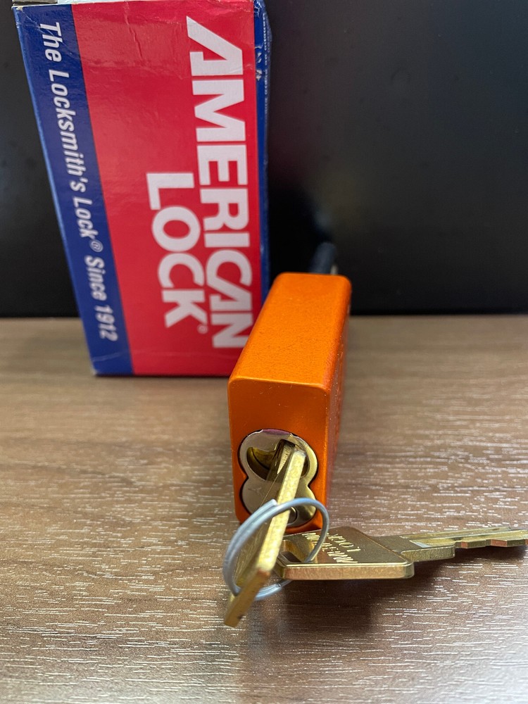 American Lock Safety Series Padlock A1106ORJ KD