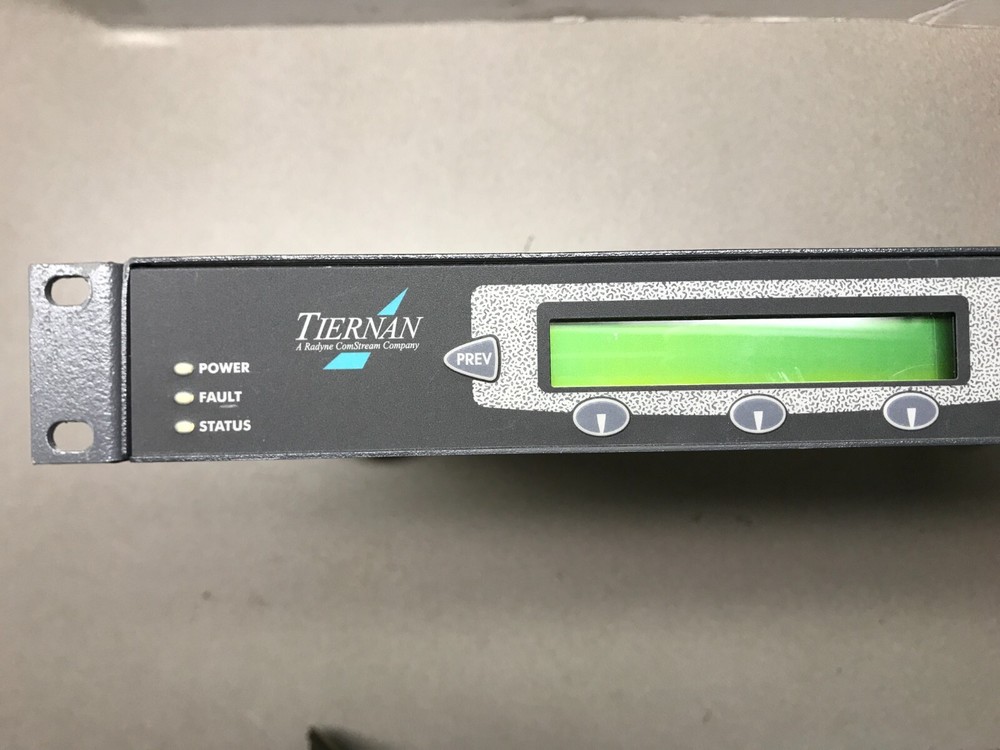 Tiernan TDR 60 IRD MPEG2-DVB receiver decoder TDR60