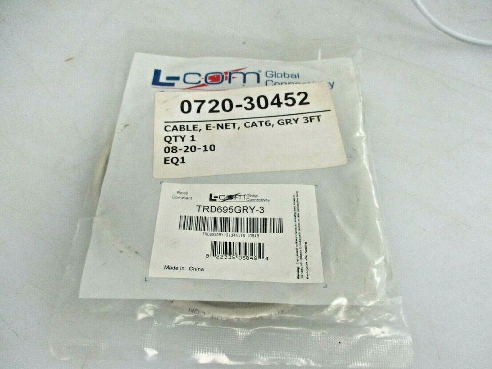 NEW L-COM CABLE TRD695GRY-3