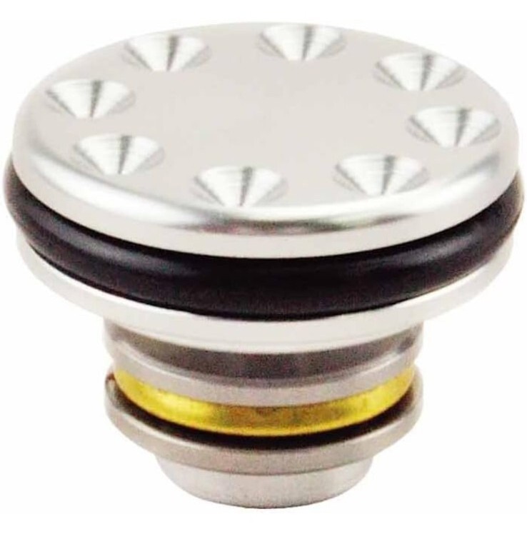 AOLS Piston Head Aluminum Precision CNC Machined - Grey