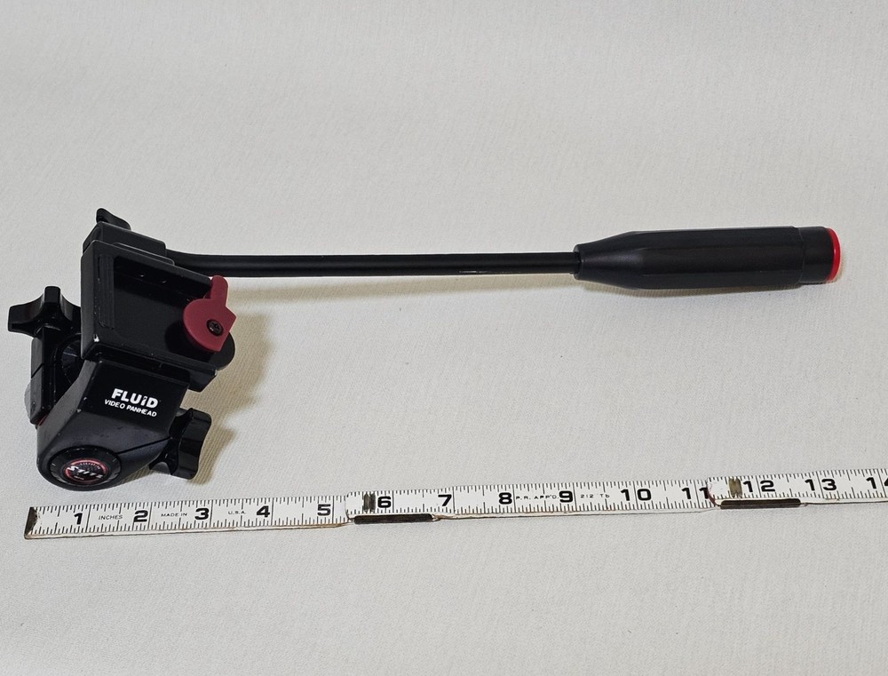 Stitz Fluid Video Tripod Head With Pan Handle & Adjustment Knobs