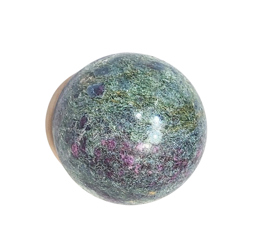 Fluorescent Ruby in Fuchsite 30mm Collection Sphere 6537