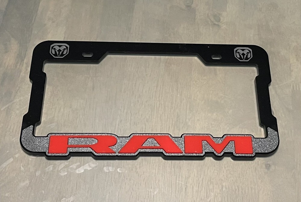 RAM Acrylic License Plate Frame