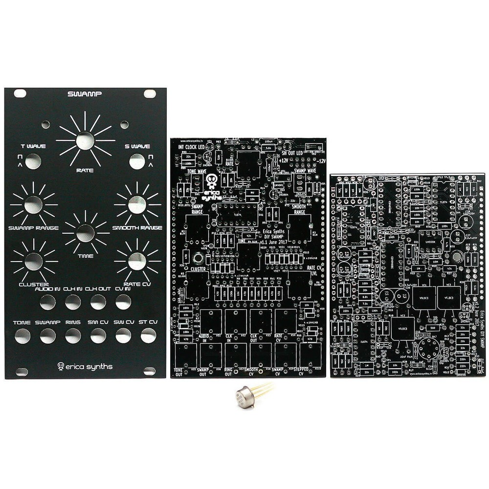 Erica Synths Swamp Module PCBs, Panel & K1100CK2 IC - Random Generator Wogglebug