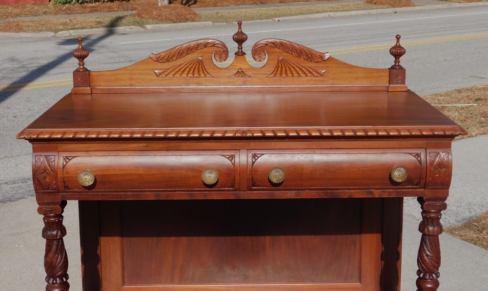 Federal Style Mahogany Server Sideboard Buffet circa 1910-20