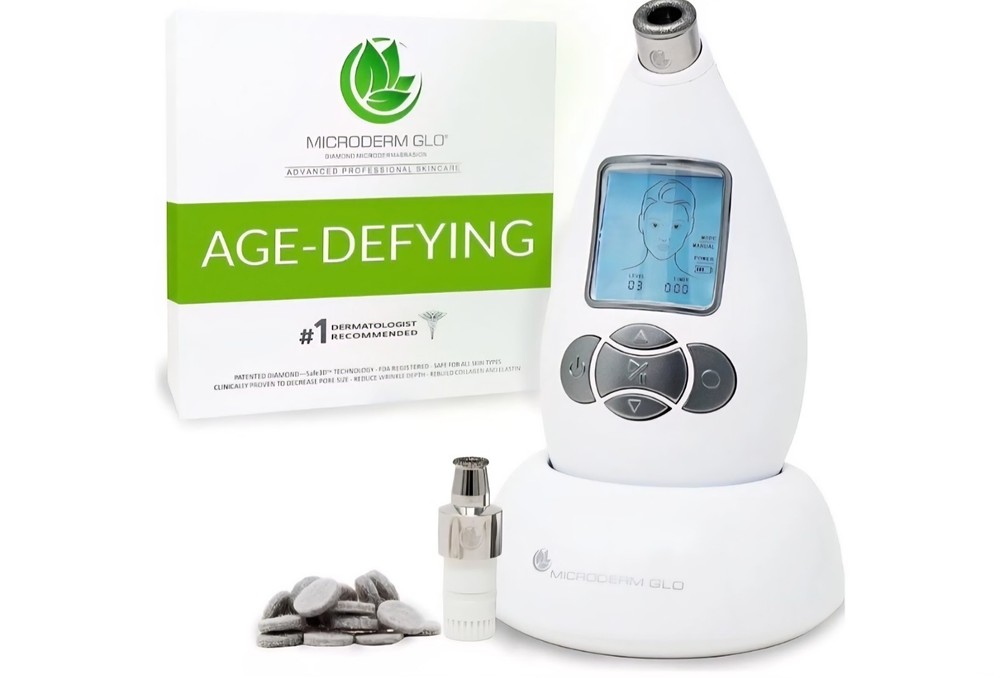 Microderm GLO Diamond Microdermabrasion Machine and Suction Tool