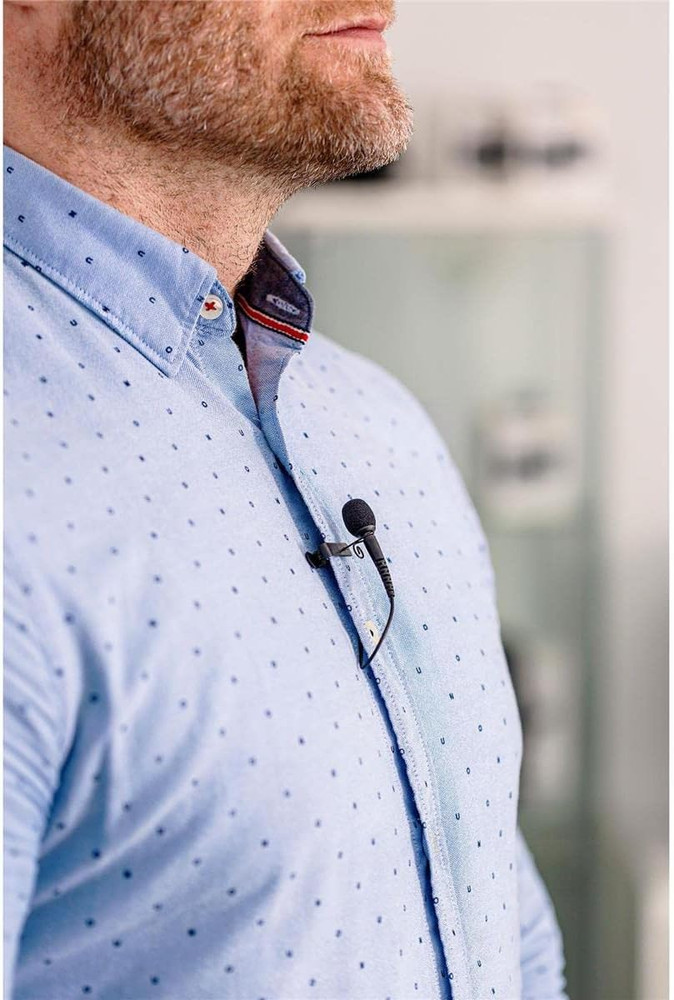 link LAV Omnidirectional Locking Lavalier Microphone,Black