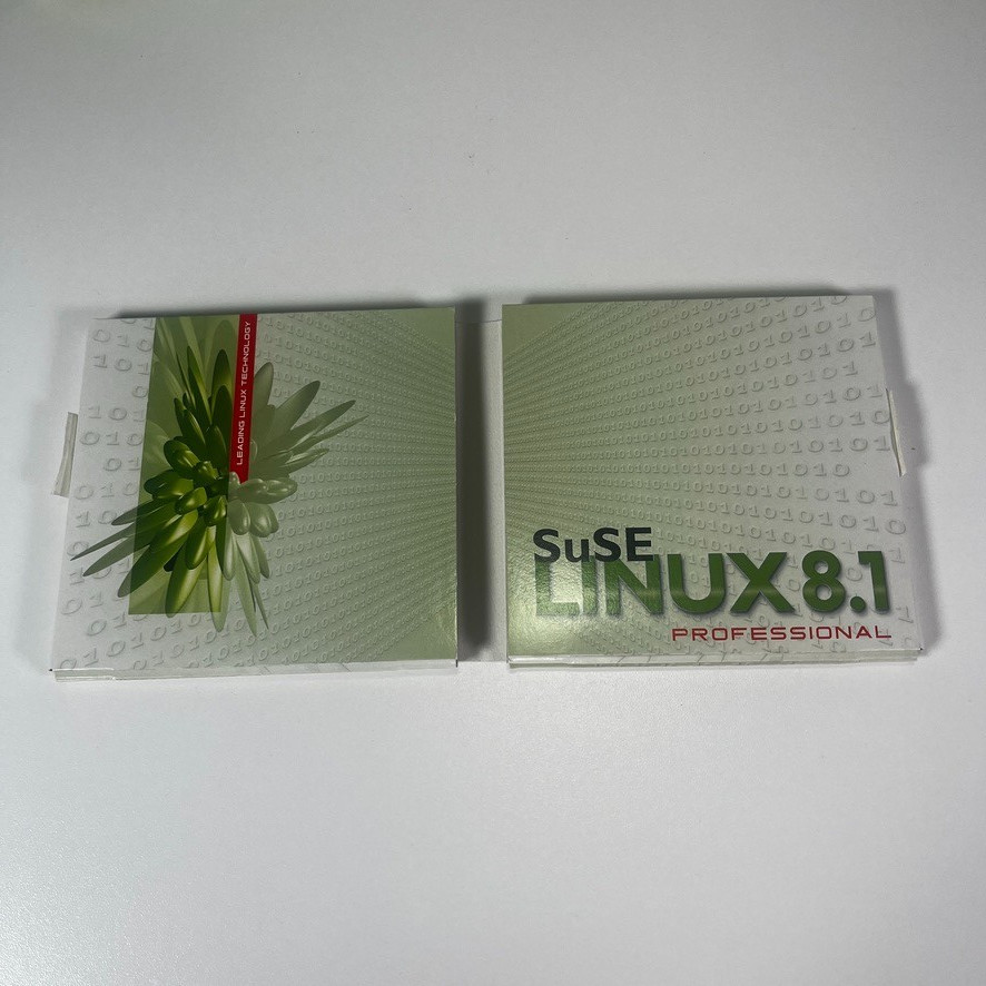 SuSE Linux 8.1 Professional Edition (CD-ROM, 2001) Big Box Vintage Software