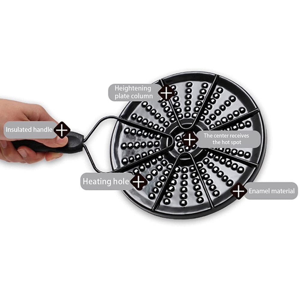 Heat Diffuser for Gas Stove,Even Distribution black