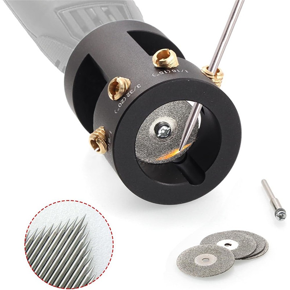 New TIG Welding Tungsten Electrode Sharpener/ Grinder Multi-Angle & Offsets