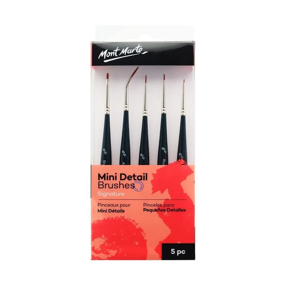 Mini Detail Brush Set 5pce