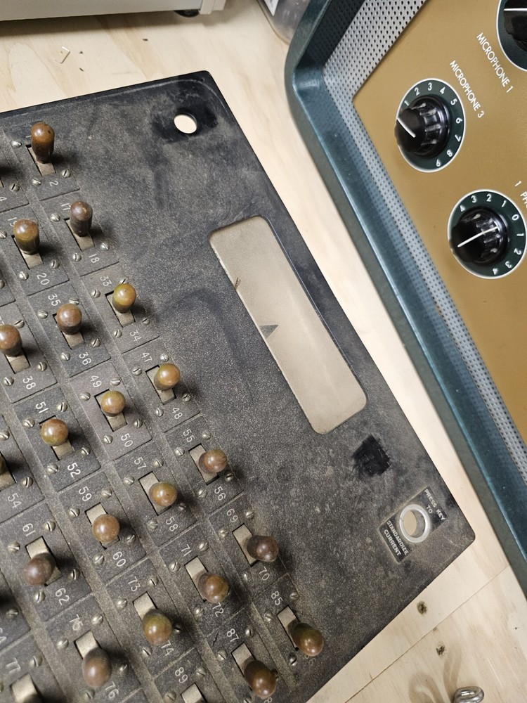 Antique Voltmeter Switch Board Current Circut Standardize