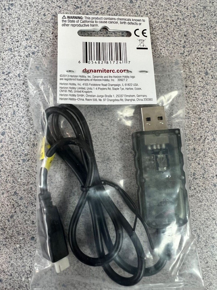 Dynamite 2S USB LiPo Charger DYNC1063 SCX24 New!!