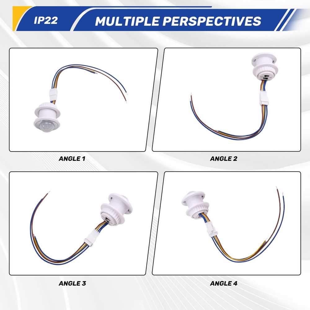 Motion Sensor Light 110-220V PIR Sensor Detection Time Delay Adjustable2946