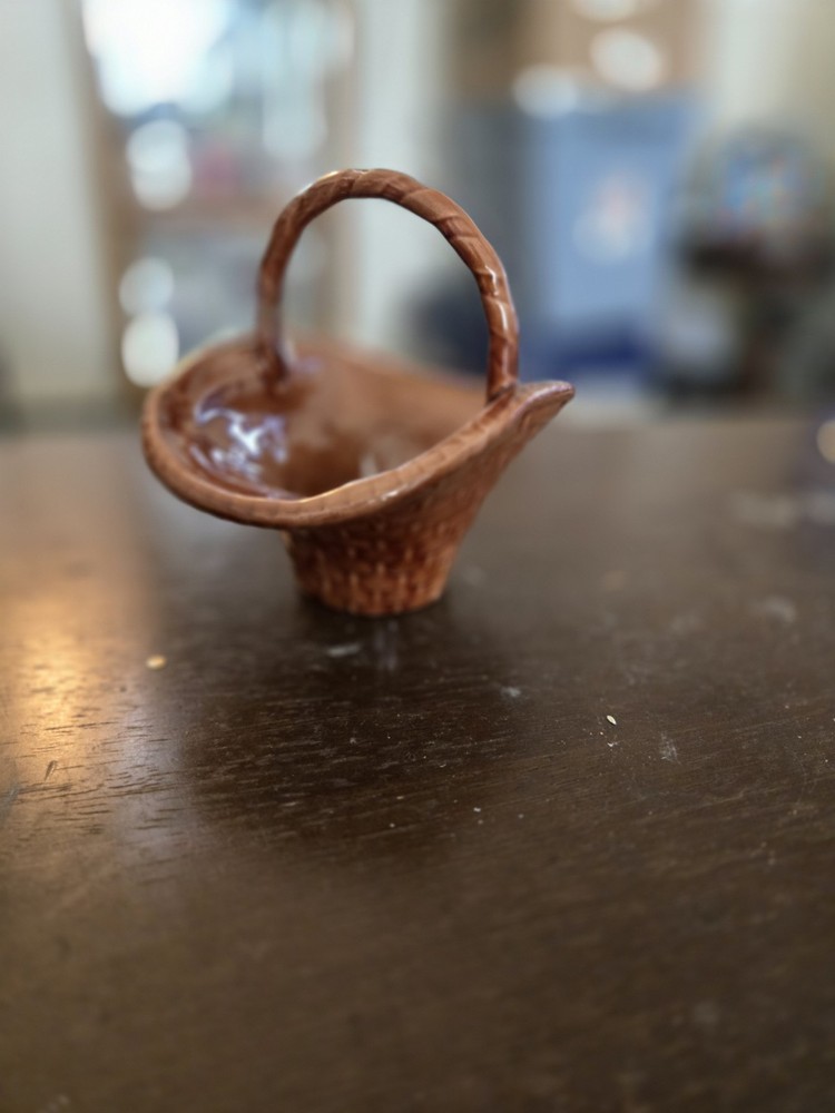 Byron Molds Vintage Ceramic Basket