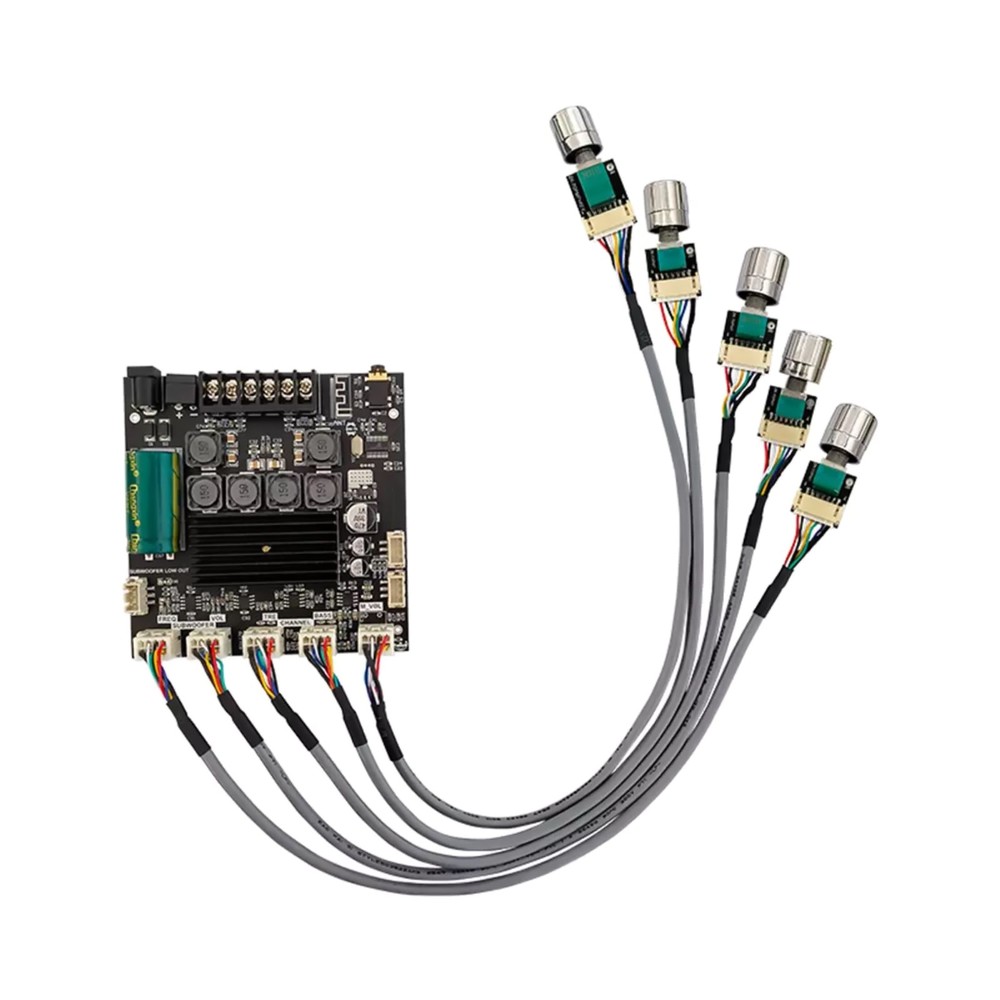 1Pc 4~8Ω Power Amplifier Board Module 2.1 Channel 50W*2+100W Bluetooth aa