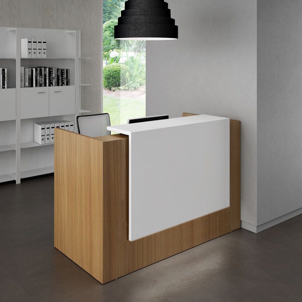 Reception Front Desk Counter Top, Laminate Desktop, Standing Table for Salon