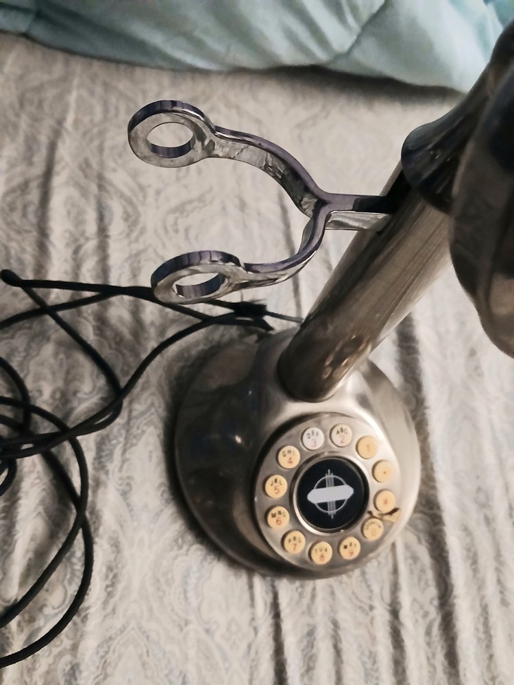 CROSLEY Candlestick Phone - CR64 - Retro Push Button, 1920's-Style -