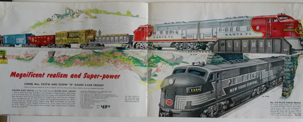 Vintage Lionel Trains 1954 Catalog - Missing Cover