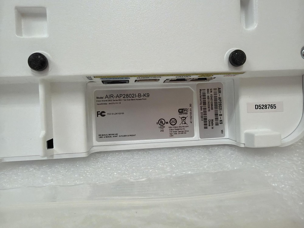 CISCO AIR-AP2802I-B-K9 WIRELESS ACCESS POINT