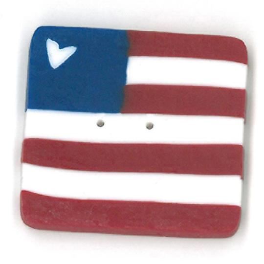 Square Flag Buttons by Just Another Button Company