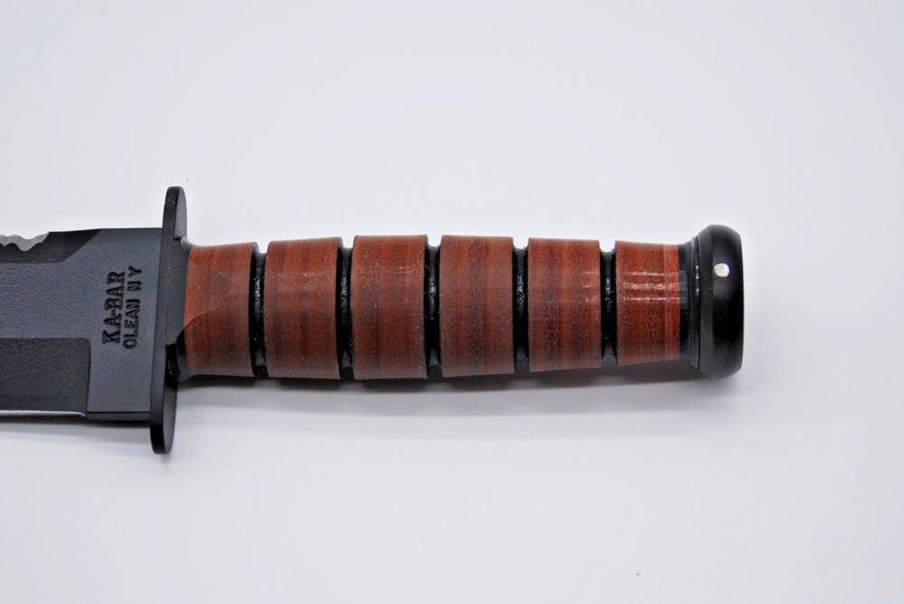 Ka-Bar Big Brother W/ Leather Handle & Sheath
