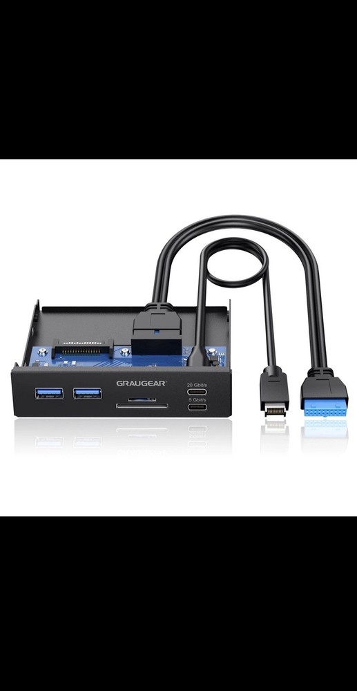 GRAUGEAR USB & USB-C SD Card Reader