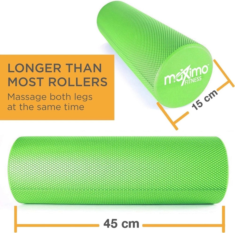 Foam Roller - High Density Exercise Roller for Trigger Point Self Massage, Mu...