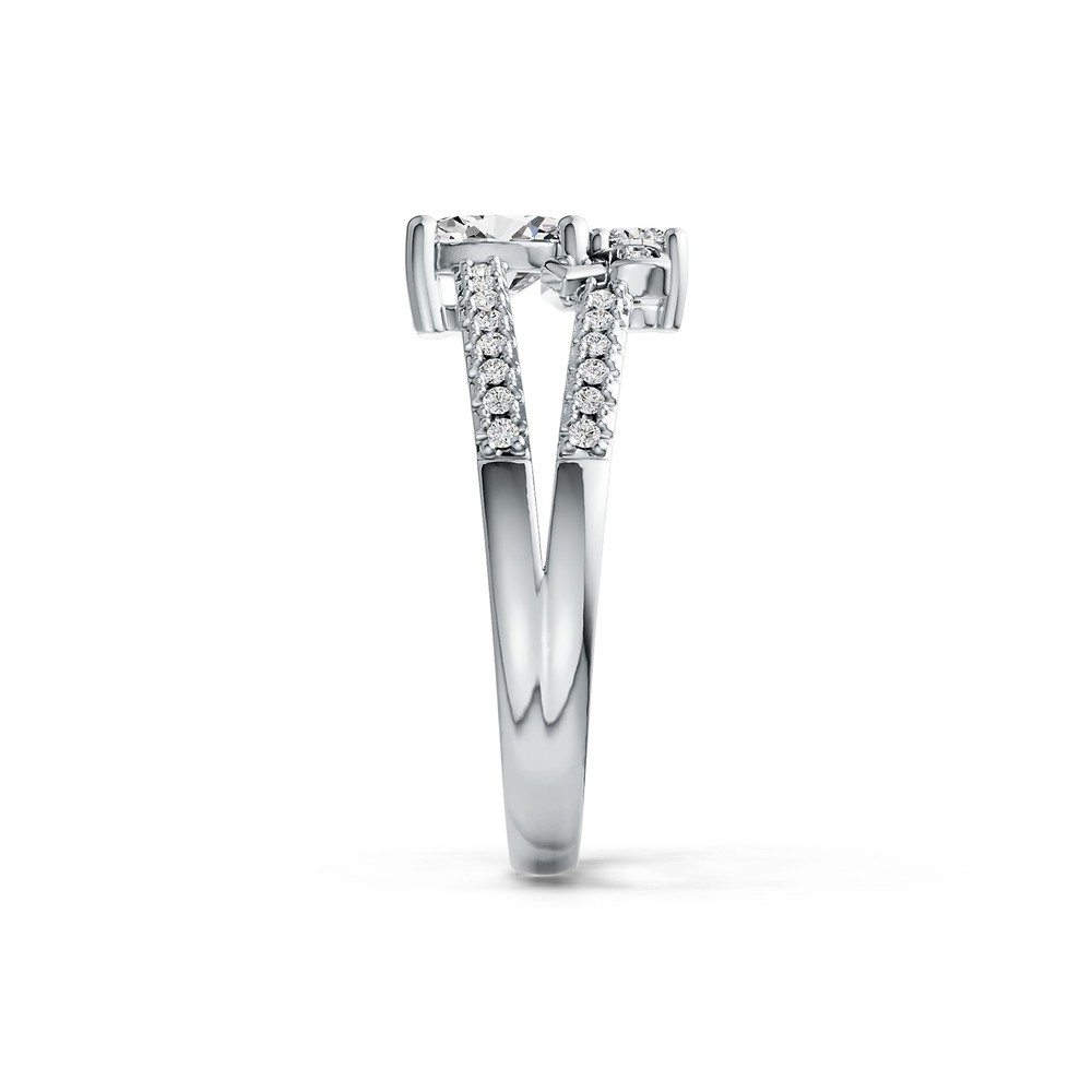 Sterling Silver Semi Mount Ring Setting Oval OV 7X5mm Split Shank Bug Theme