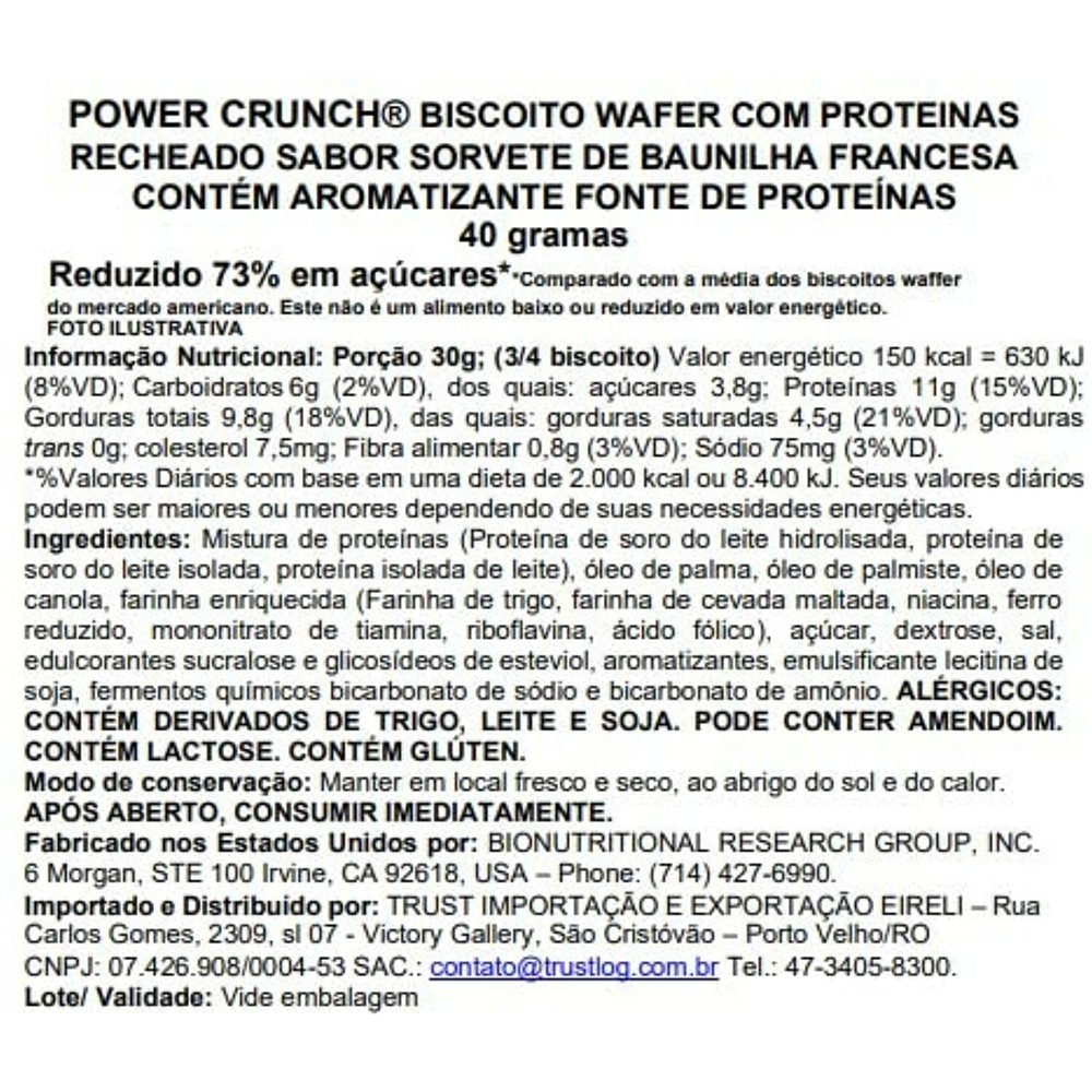 Bionutritional Research Group Power Crunch Protein Bar
