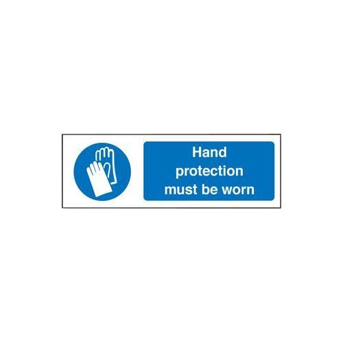 RT06078 Prot Must Be Worn Rigid Plastic Hand Signal 15203G