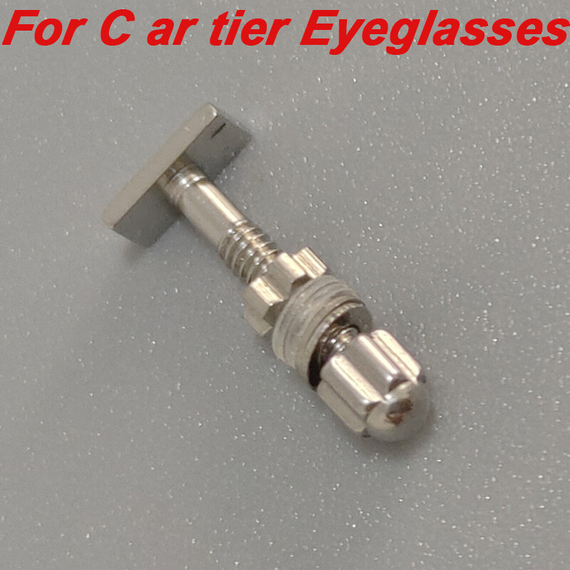 Replacement For C ar tier Eyeglasses Frame Silver Rectangle Screw & Bolt Set New