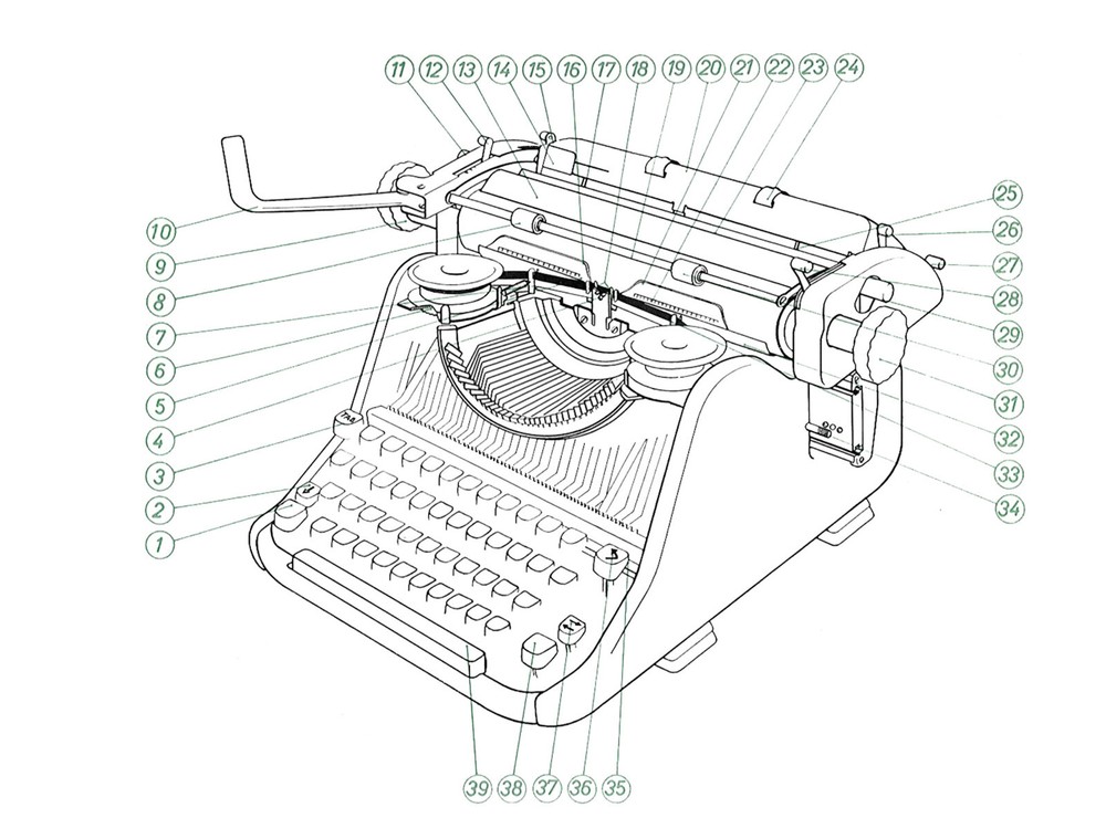 Hermes 8 Typewriter User Instruction Manual