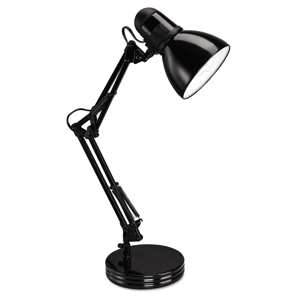 ALE Architect Desk Lamp, Adjustable Arm, 22" High, Black