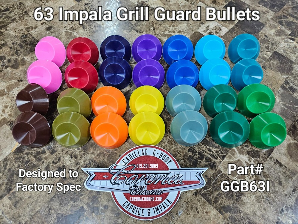 Grill Guard Bullets - Impala