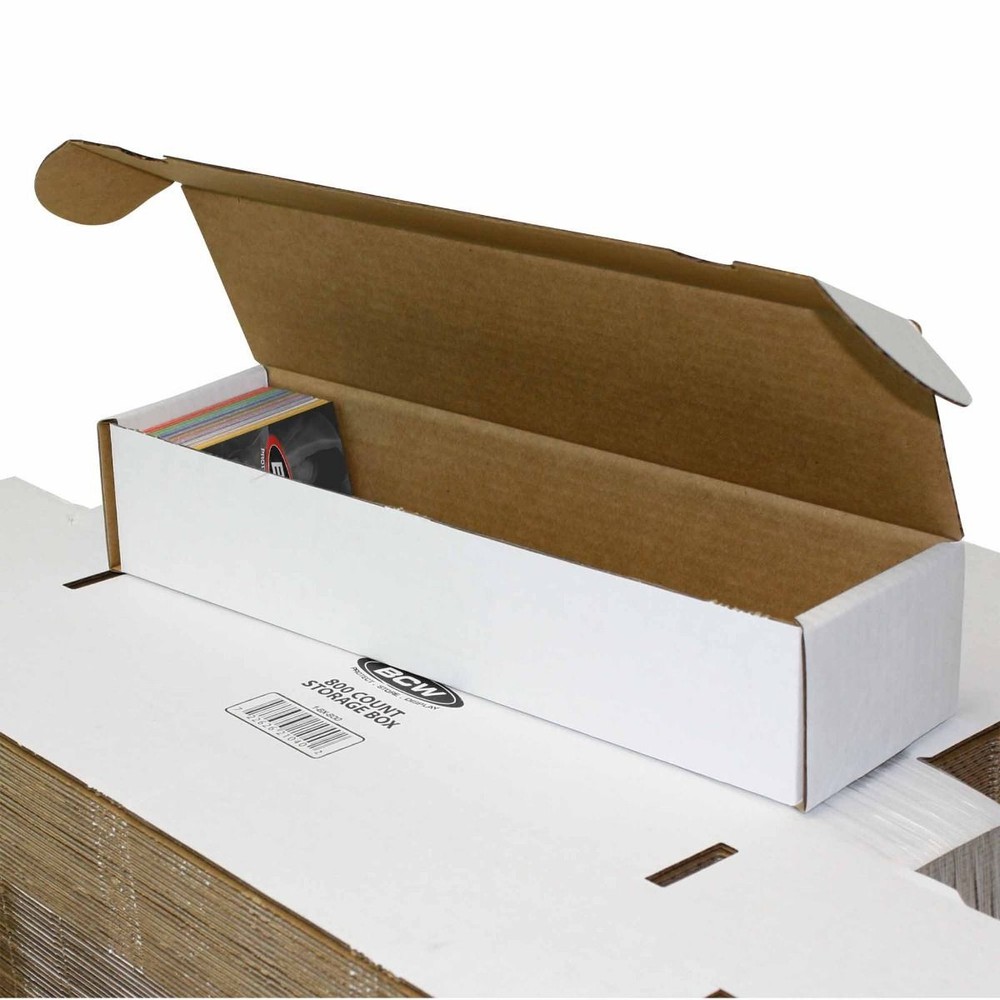 10 BCW 800 Count Card Storage Boxes