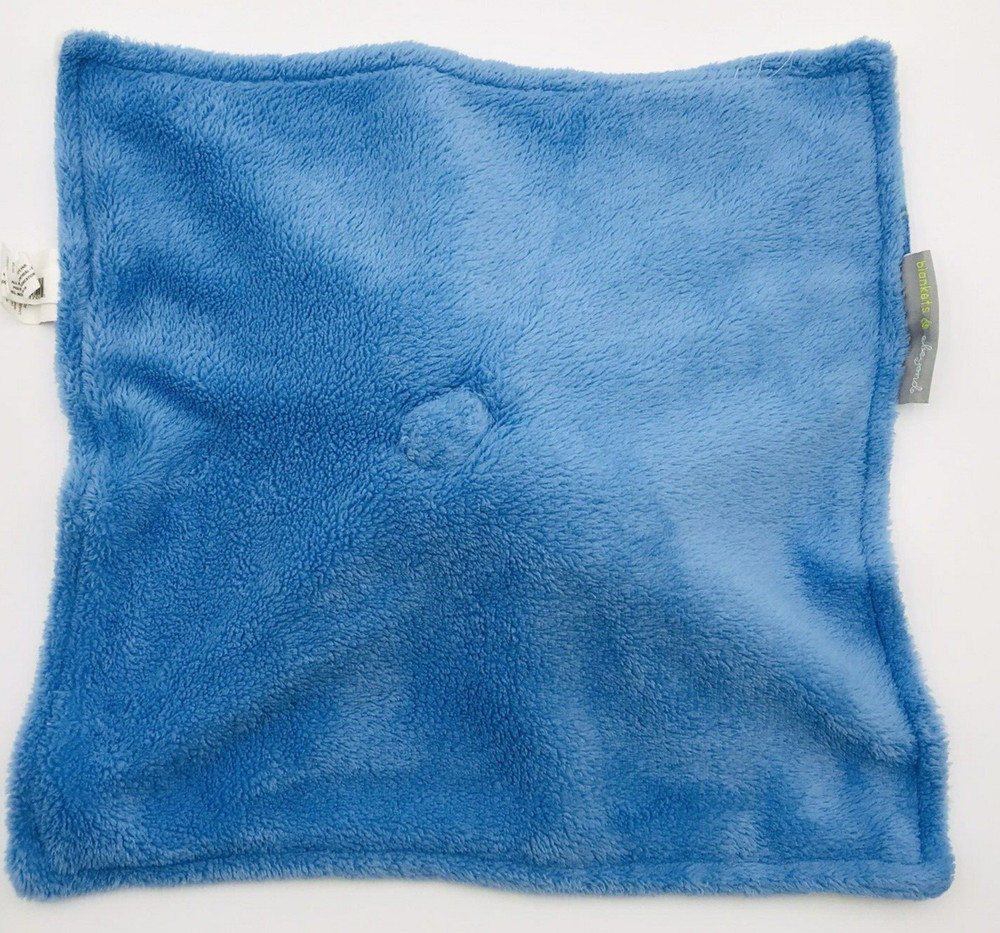 Blankets & Beyond Lovey Elephant Security Blanket Pacifier Holder