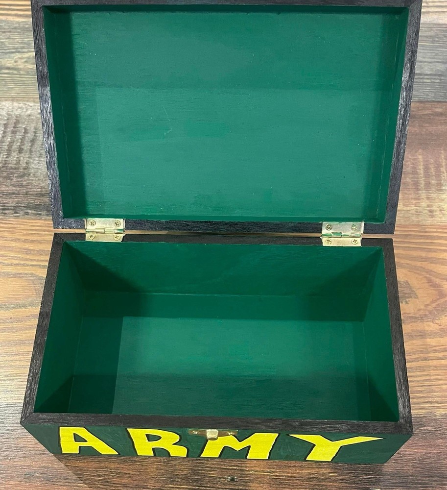 U.S. Army Hand Painted Ammo Box