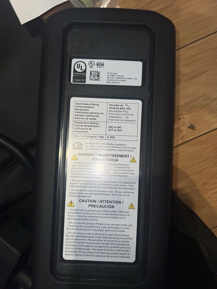 Webasto Portable 32A Evse Cordset Charger
