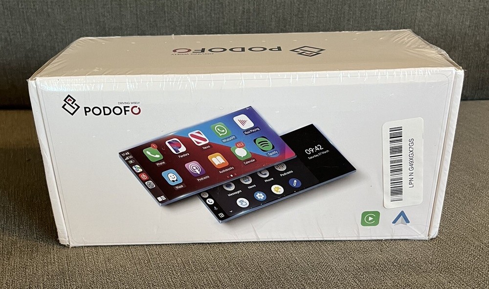 PODOFO 10.26" Multimedia Smart Screen Player Wireless Carplay Android Navigation