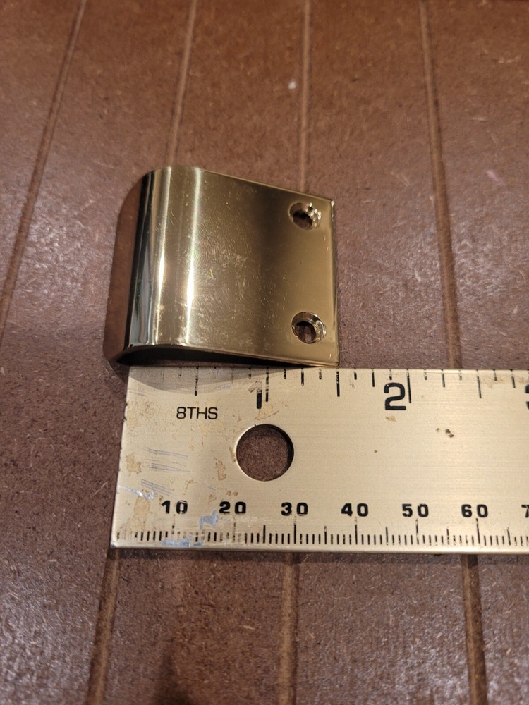 1 1/2" Long Edge Pull in Brass by Colonial Bronze