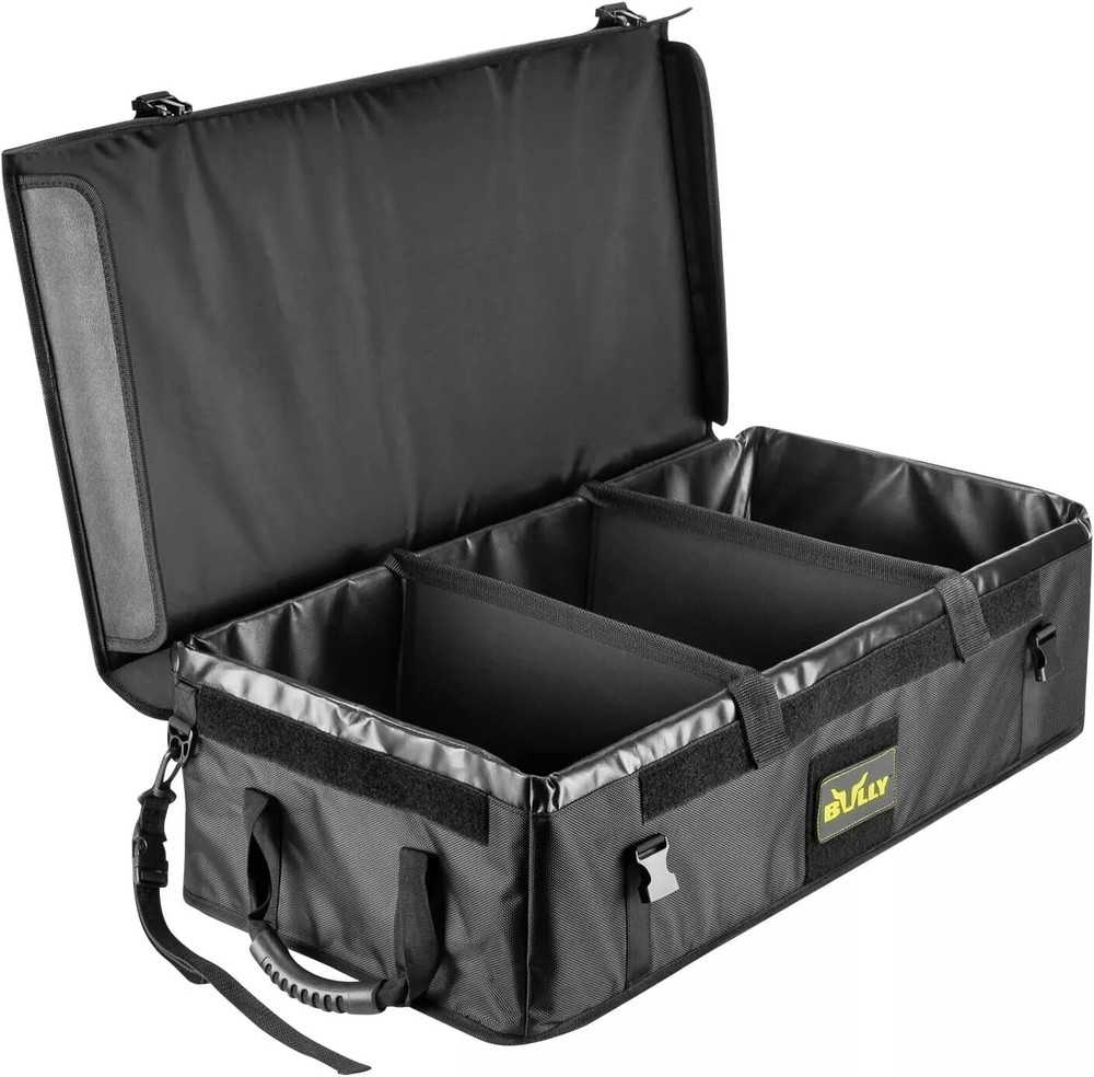 Bully Trunk SUV Collapsible UTV Cargo Organizer Box Bin Bag Utility Black