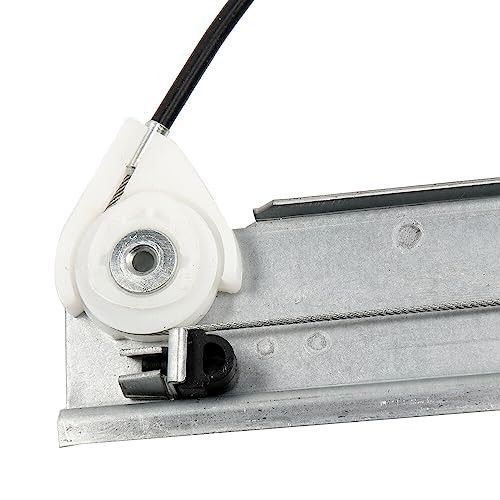 Driver Side Power Window Regulator With Motor Front Left Black/White