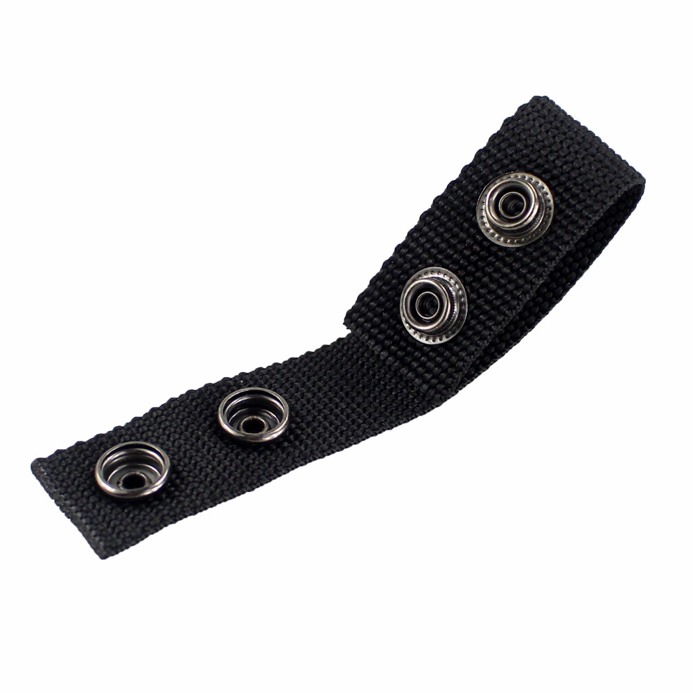 4 Pack Nylon Duty Belt Keeper Double Snaps Work Security Tactical Belt 2.25 Inch