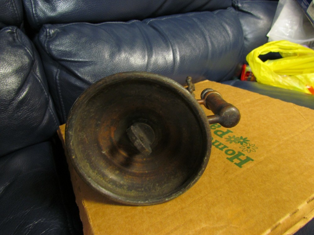Vintage Antique Turner Brass Soder Torch Gas Blow Torch (7)